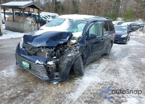 2020 Toyota Sienna Xle из США, поврежденный, VIN 5TDDZ3DC4LS246421